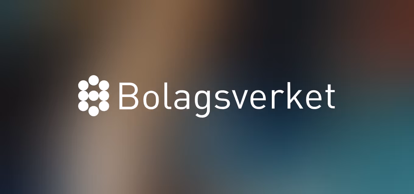 Bolagsverket, the Swedish Companies Registration Office, building Proof of Business with TRUE